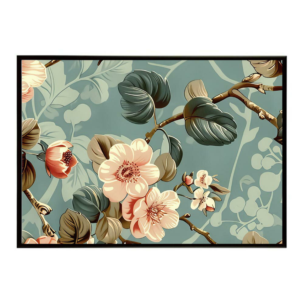 ヴィクトリアン調 ビクトリアン 花 フラワー 植物 ブーケ 絵画 イラストポスター 用紙とサイズが選べる インテリア おしゃれ プリントポスター フォト オシャレ アート モダン シンプル お洒落 特大 大きい【lh-poster-5419】