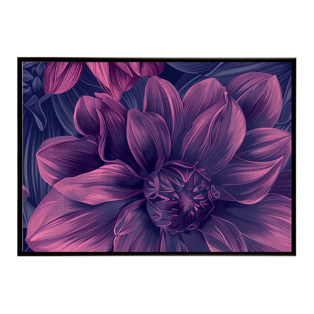 Rakuten - ラグジュアリー 豪華 派手 花 フラワー 植物 ブーケ 絵画 イラストポスター 用紙とサイズが選べる インテリア おしゃれ プリントポスター フォト オシャレ アート モダン シンプル お洒落 特大 大きい【lh-poster-5585】