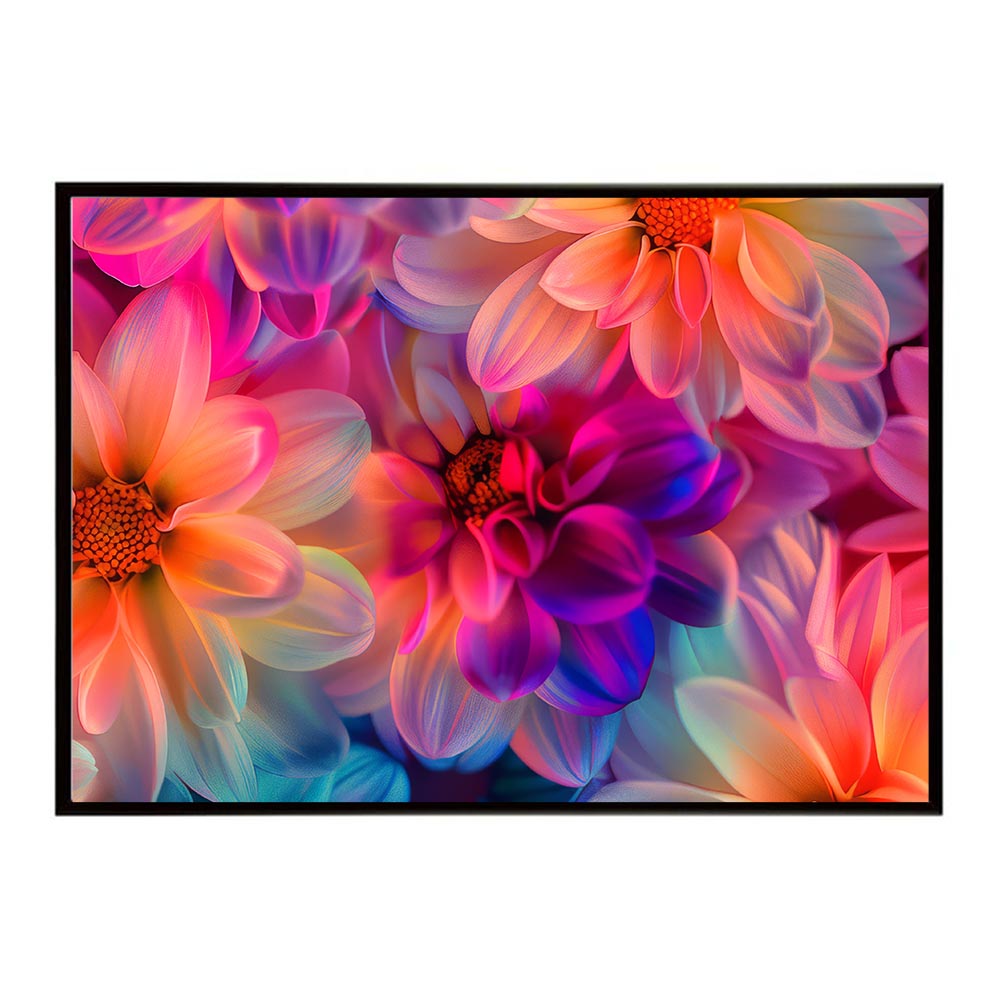 ヴィヴィットカラー 鮮明 ビビット 花 フラワー 植物 ブーケ 絵画 イラストポスター 用紙とサイズが選べる インテリア おしゃれ プリントポスター フォト オシャレ アート モダン シンプル お洒落 特大 大きい【lh-poster-5710】
