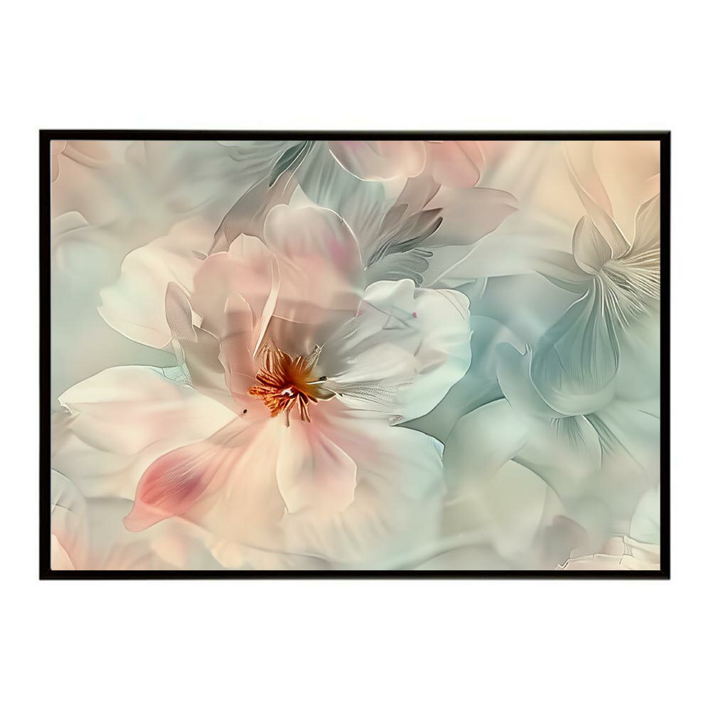 ゴージャス パステル 花 フラワー 植物 ブーケ 絵画 イラストポスター 用紙とサイズが選べる インテリア おしゃれ プリントポスター フォト オシャレ アート モダン シンプル お洒落 特大 大きい【lh-poster-5768】