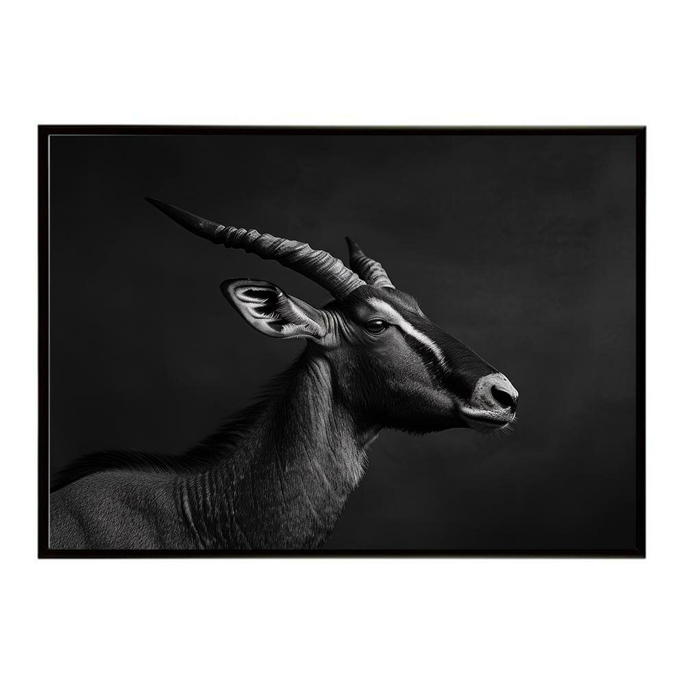 Hartebeest ハーテビースト アンテロープ サバンナ アフリカ 草原 自然 ネイチャー 動物 アニマル 野生動物 写真 鹿ポスター インテリア おしゃれ プリントポスター フォト シンプル お洒落 特大 大きい/lh-poster-6510