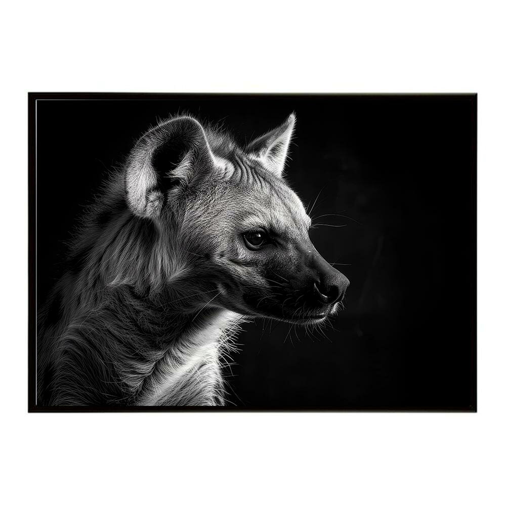 Rakuten - Hyena ハイエナ ヒヒ サバンナ アフリカ 草原 自然 ネイチャー 動物 アニマル 野生動物 写真 犬 コヨーテポスター インテリア おしゃれ プリントポスター フォト シンプル お洒落 特大 大きい/lh-poster-6577