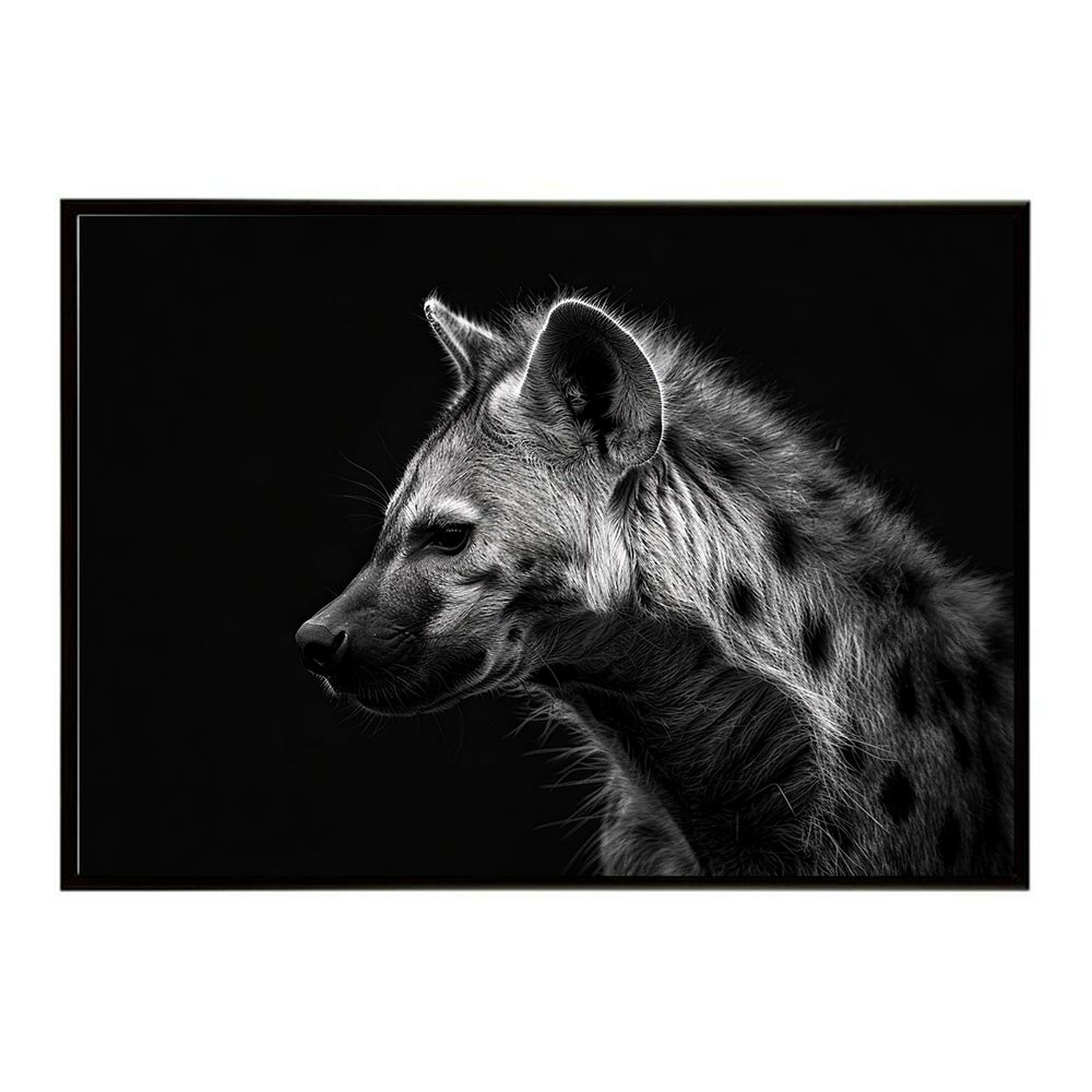 Hyena ハイエナ ヒヒ サバンナ アフリカ 草原 自然 ネイチャー 動物 アニマル 野生動物 写真 犬 コヨーテポスター インテリア おしゃれ プリントポスター フォト シンプル お洒落 特大 大きい/lh-poster-6610