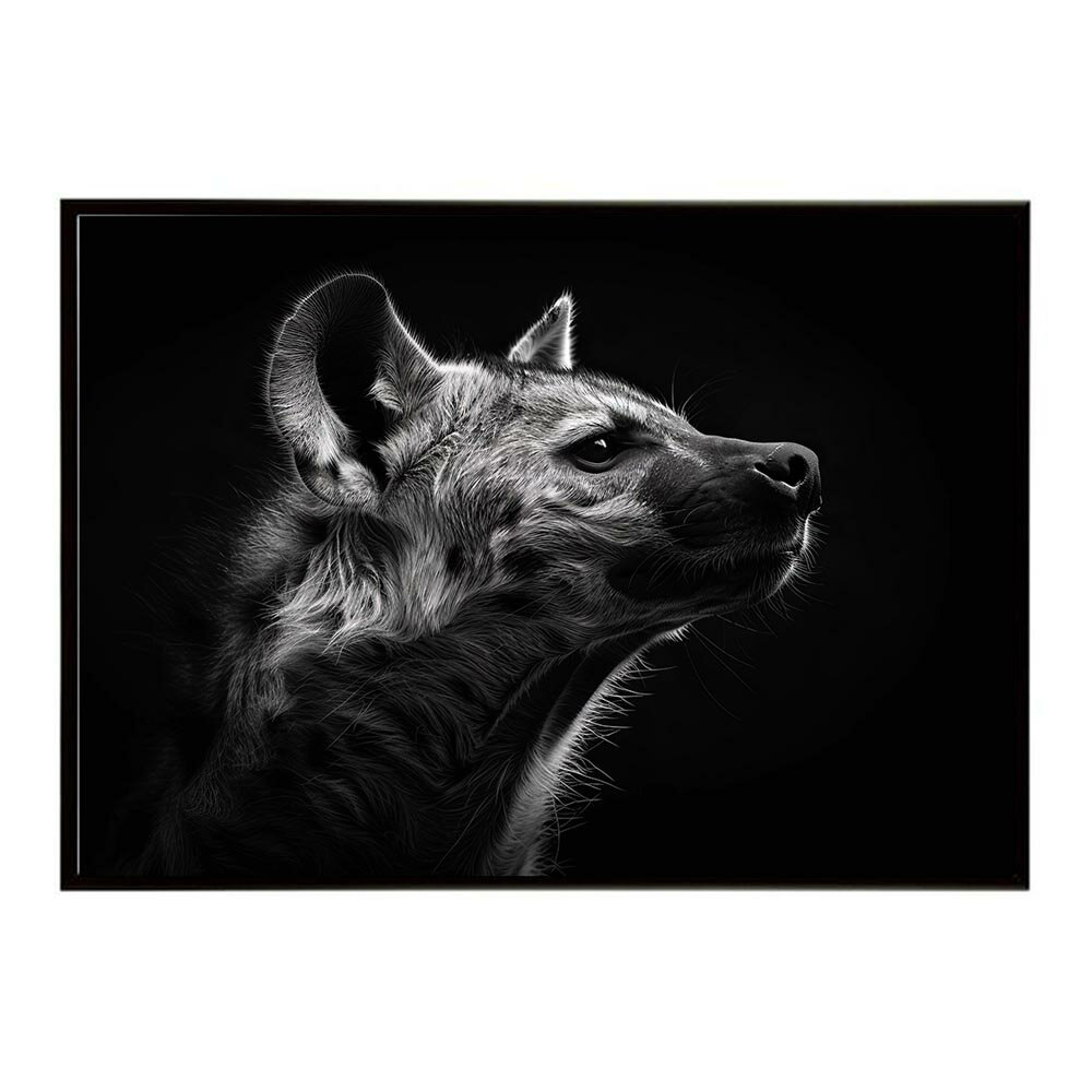 Hyena ハイエナ ヒヒ サバンナ アフリカ 草原 自然 ネイチャー 動物 アニマル 野生動物 写真 犬 コヨーテポスター インテリア おしゃれ プリントポスター フォト シンプル お洒落 特大 大きい/lh-poster-6637