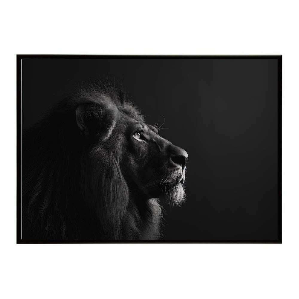 Rakuten - Lion ライオン サバンナ アフリカ 草原 自然 ネイチャー 動物 アニマル 野生動物 写真 猫ポスター インテリア おしゃれ プリントポスター フォト シンプル お洒落 特大 大きい/lh-poster-6753