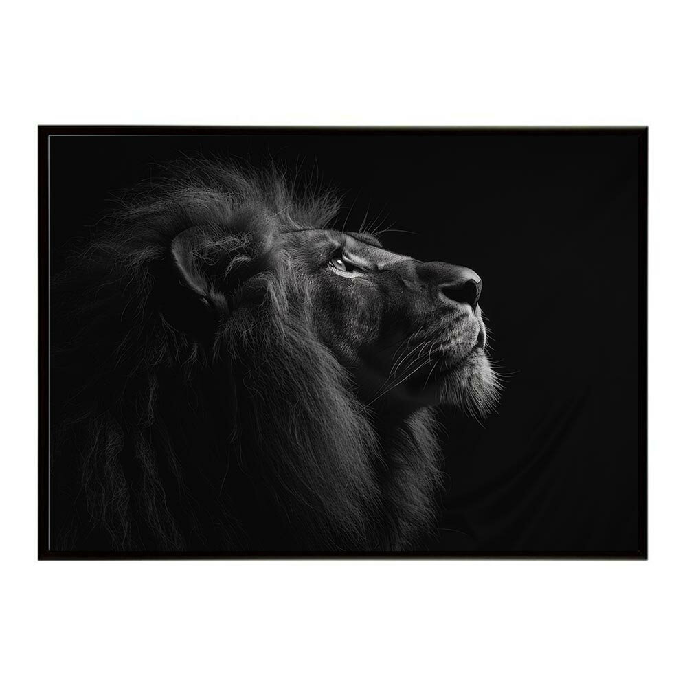 Lion ライオン サバンナ アフリカ 草原 自然 ネイチャー 動物 アニマル 野生動物 写真 猫ポスター インテリア おしゃれ プリントポスター フォト シンプル お洒落 特大 大きい/lh-poster-6773