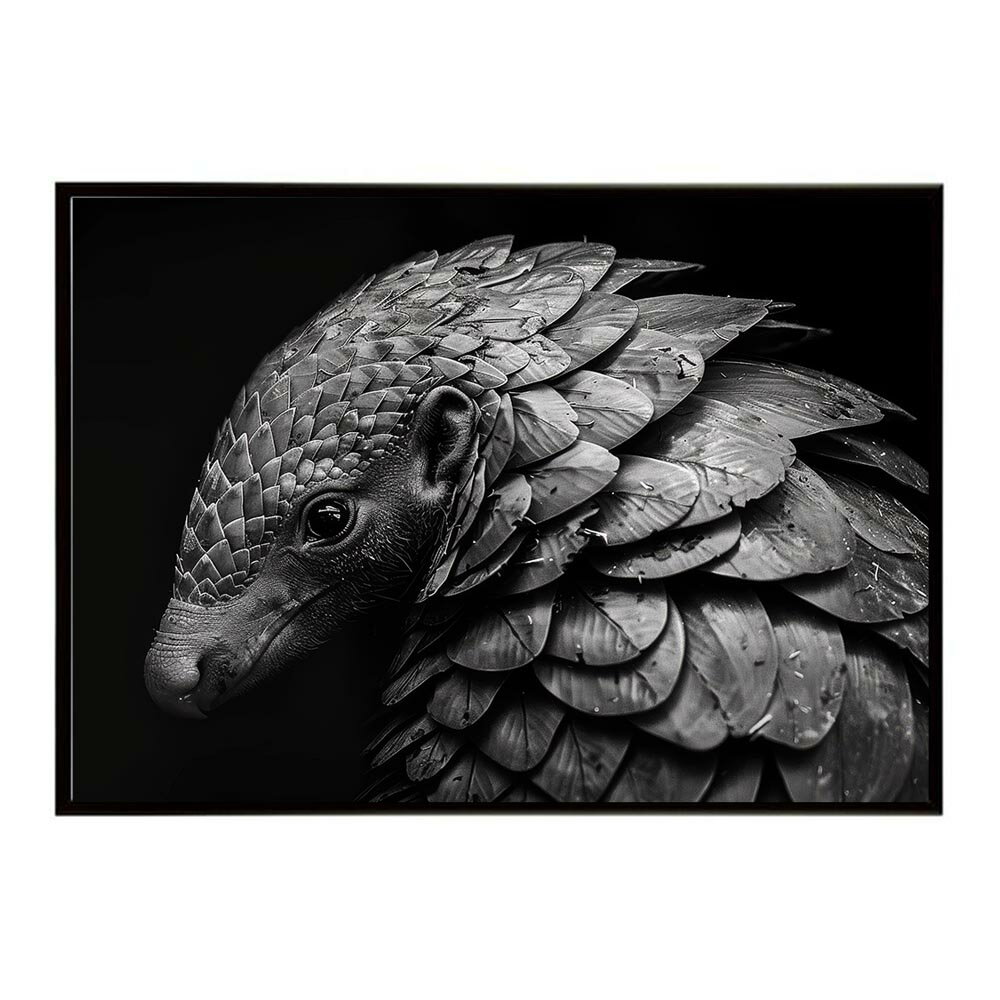 Pangolin パンゴリン アルマジロ サバンナ アフリカ 草原 自然 ネイチャー 動物 アニマル 野生動物 写真ポスター インテリア おしゃれ プリントポスター フォト シンプル お洒落 特大 大きい/lh-poster-6835