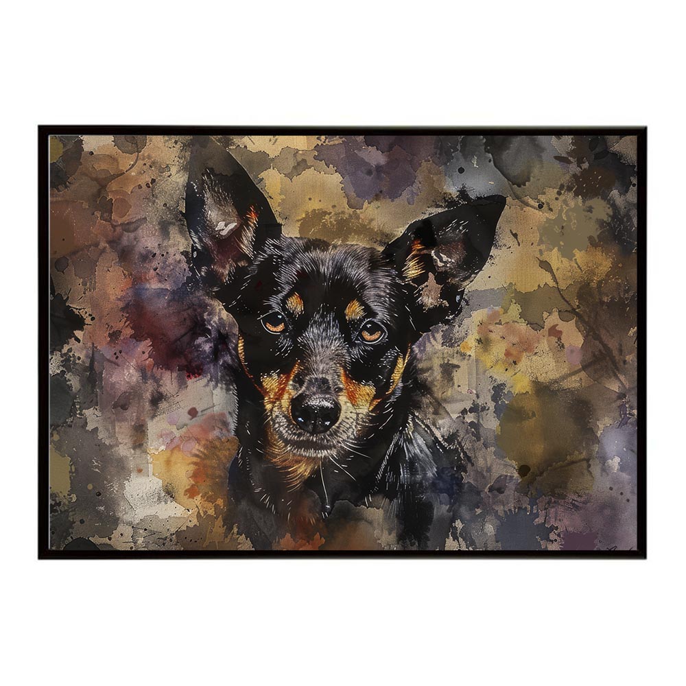 Rakuten - 犬 ドッグ 愛犬 水彩画 イラスト ポスター 用紙とサイズが選べる インテリア おしゃれ 可愛い 絵画 プリントポスター フォト オシャレ アート モダン シンプル お洒落 特大 大きい【lh-poster-7426】