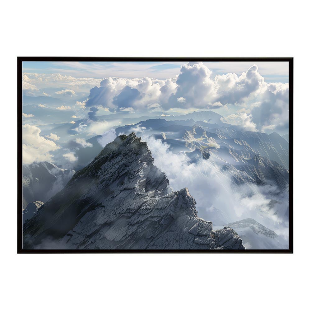 ポスター 山 マウンテン 山頂 景色 尾根 空 登山 ポスター 用紙とサイズが選べる インテリア おしゃれ プリントポスター フォト 写真 絵画 お洒落 a0 a1 a2 a3 a4 b0 b1 b2 b3 b4 特大 大きい【lh-poster-7853】(3.0)