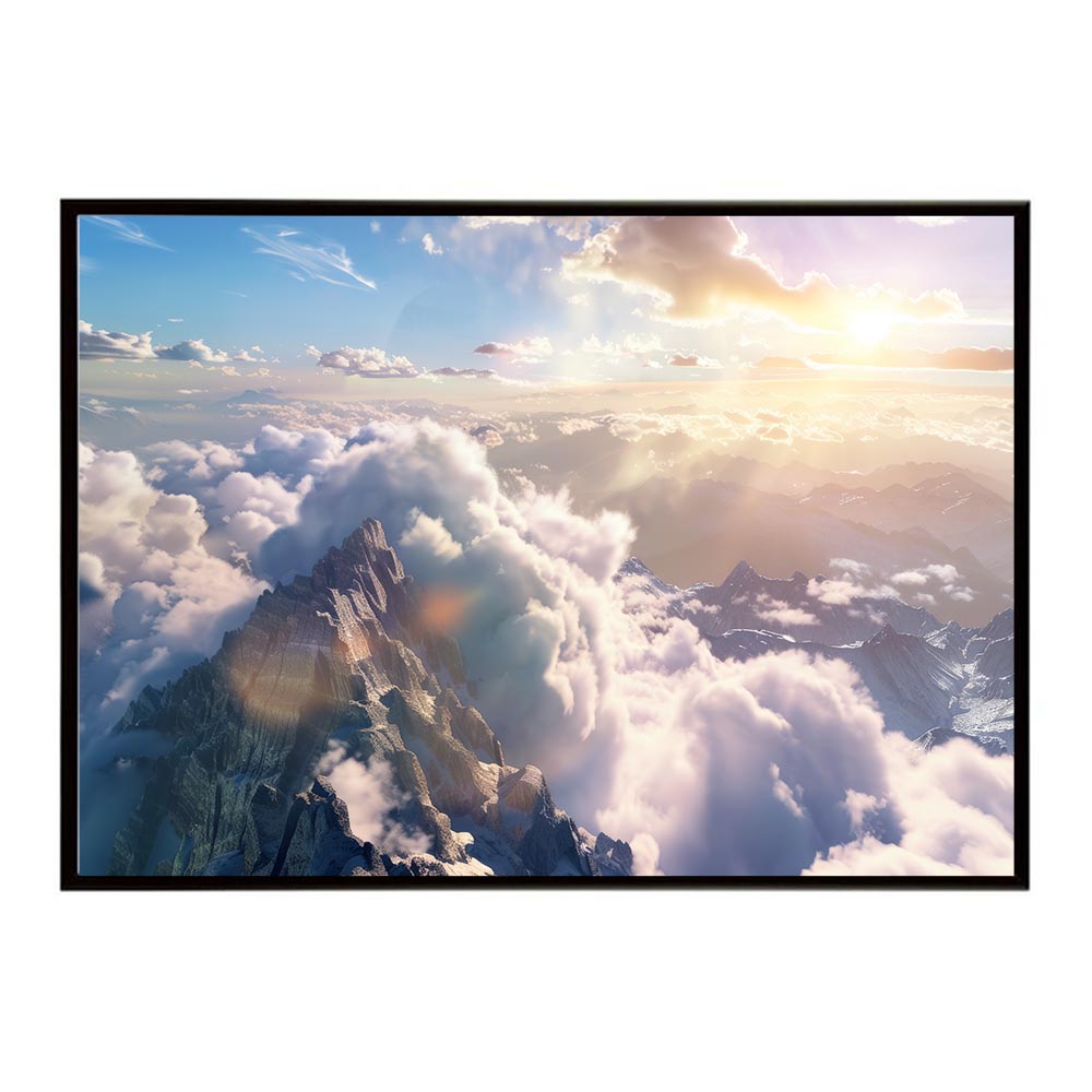 Rakuten - ポスター 山 マウンテン 山頂 景色 尾根 空 登山 ポスター 用紙とサイズが選べる インテリア おしゃれ プリントポスター フォト 写真 絵画 お洒落 a0 a1 a2 a3 a4 b0 b1 b2 b3 b4 特大 大きい【lh-poster-7899】