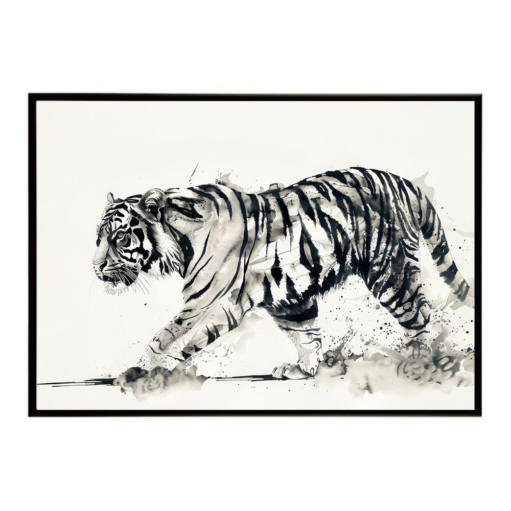 トラ 虎 猛虎 掛け軸 浮世絵 絵画 動物 タイガートラ 虎 猛虎 掛け軸 浮世絵 絵画 動物 タイガーポスター 用紙とサイズが選べる インテリア おしゃれ プリントポスター フォト オシャレ アート モダン シンプル お洒落 【lh-poster-7936】