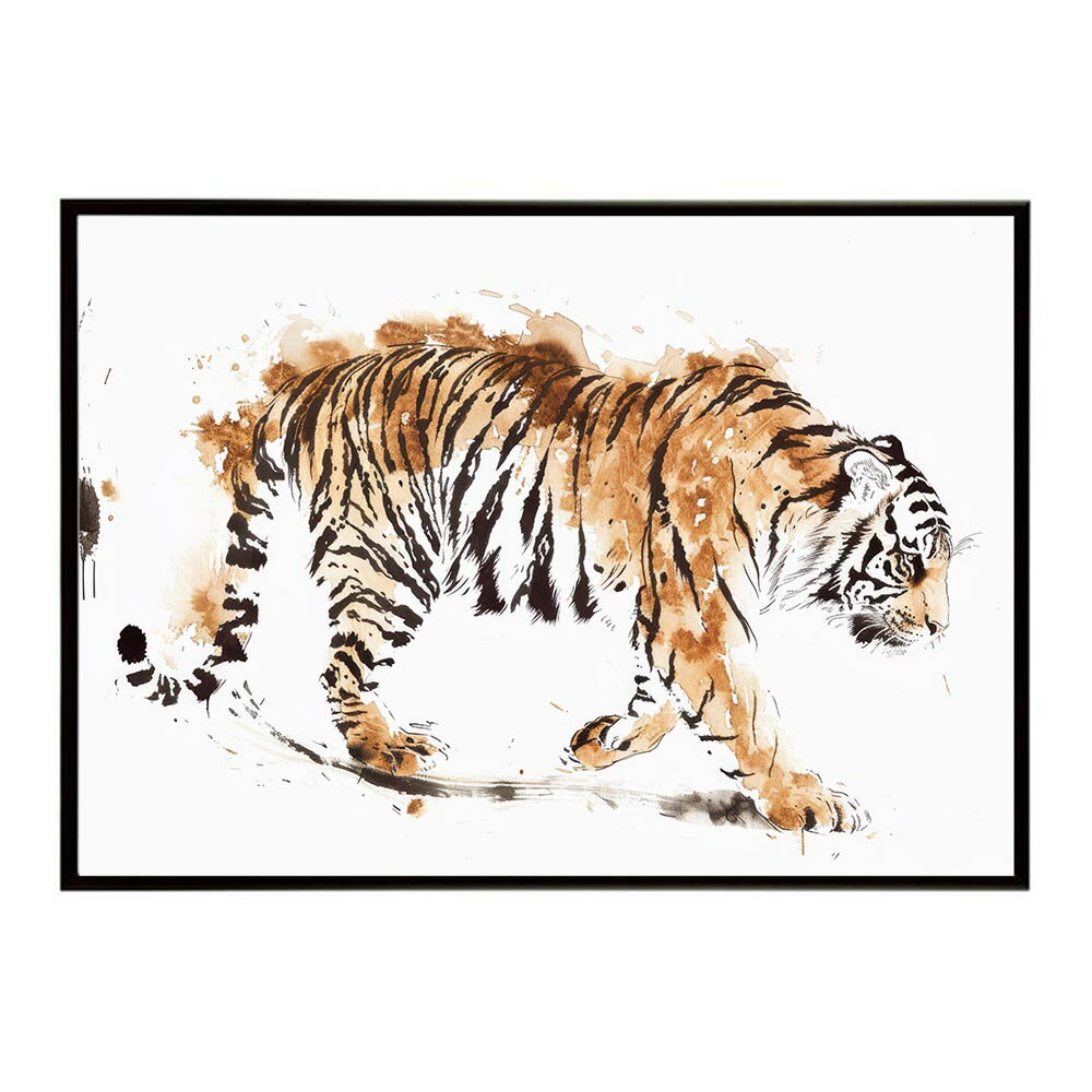 トラ 虎 猛虎 掛け軸 浮世絵 絵画 動物 タイガートラ 虎 猛虎 掛け軸 浮世絵 絵画 動物 タイガーポスター 用紙とサイズが選べる インテリア おしゃれ プリントポスター フォト オシャレ アート モダン シンプル お洒落 【lh-poster-7962】
