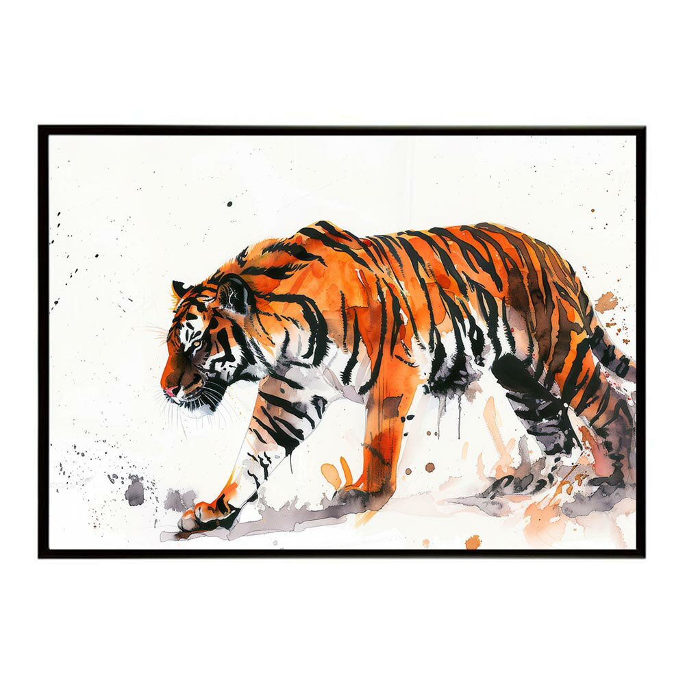 トラ 虎 猛虎 掛け軸 浮世絵 絵画 動物 タイガートラ 虎 猛虎 掛け軸 浮世絵 絵画 動物 タイガーポスター 用紙とサイズが選べる インテリア おしゃれ プリントポスター フォト オシャレ アート モダン シンプル お洒落 【lh-poster-7970】