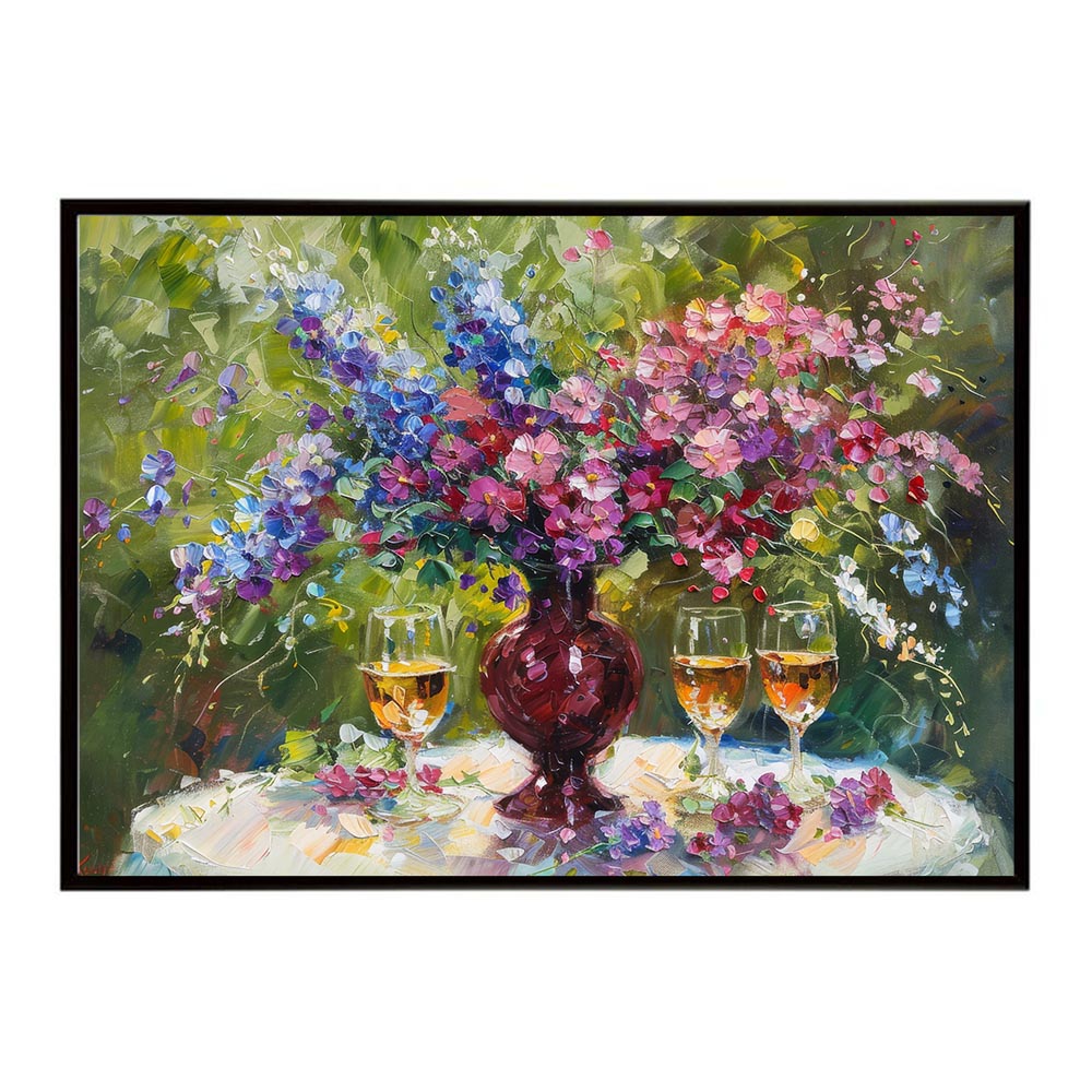 アーティスティックフラワー ポスター お花 絵画 アートフラワー ブーケ 油絵 水彩画 ペンキ 用紙とサイズが選べる インテリア おしゃれ プリントポスター フォト a0 a1 a2 a3 a4 b0 b1 b2 b3 b4 特大 大きい【lh-poster-8079】
