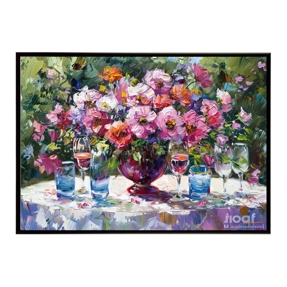 アーティスティックフラワー ポスター お花 絵画 アートフラワー ブーケ 油絵 水彩画 ペンキ 用紙とサイズが選べる インテリア おしゃれ プリントポスター フォト a0 a1 a2 a3 a4 b0 b1 b2 b3 b4 特大 大きい【lh-poster-8091】