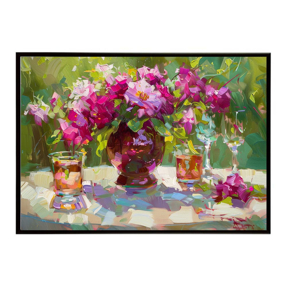 アーティスティックフラワー ポスター お花 絵画 アートフラワー ブーケ 油絵 水彩画 ペンキ 用紙とサイズが選べる インテリア おしゃれ プリントポスター フォト a0 a1 a2 a3 a4 b0 b1 b2 b3 b4 特大 大きい【lh-poster-8098】