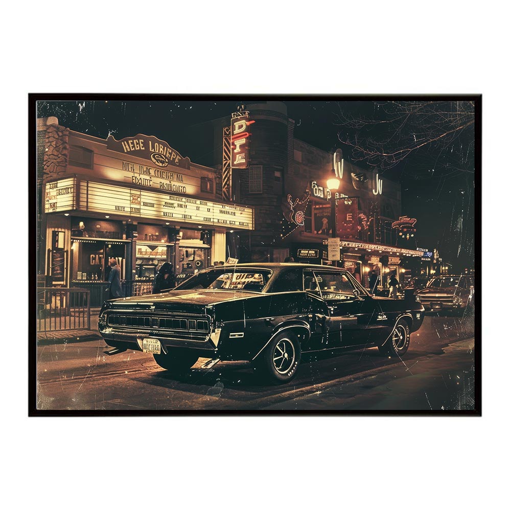 Rakuten - コンセプトアート レトロ アメリカ アメリカン ダイナー 1980 1970 1960 ポスター インテリア ネガ フィルム シャビー 古い アーカイブ おしゃれ プリントポスター フォト オシャレ アート モダン 【lh-poster-8242】