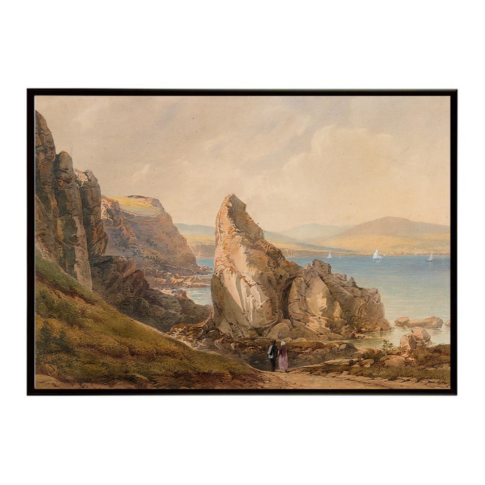 世界の古い絵画 レトロポスター デジタルリマスターA Bay near Howth County Dublin インテリア a0 a1 a2 a3 a4 b4 b0 b1 b2 b3作品 油絵 水彩画 おしゃれ モダン シンプル お洒落【bn-poster-2503】