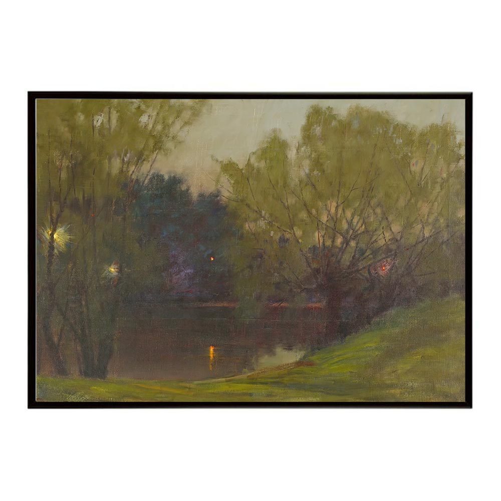Rakuten - 世界の古い絵画 レトロポスター デジタルリマスターAt Twilight Wychwood Park インテリア a0 a1 a2 a3 a4 b4 b0 b1 b2 b3作品 油絵 水彩画 おしゃれ モダン シンプル お洒落【bn-poster-2753】