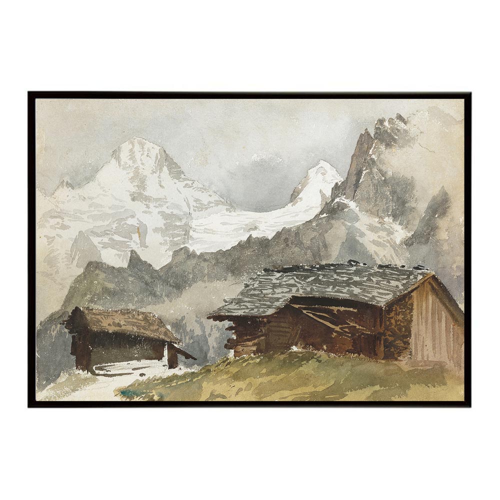 世界の古い絵画 レトロポスター デジタルリマスターChalets Breithorn Murren インテリア a0 a1 a2 a3 a4 b4 b0 b1 b2 b3作品 油絵 水彩画 おしゃれ モダン シンプル お洒落