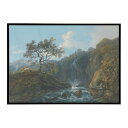 世界の古い絵画 レトロポスター デジタルリマスターDay ? Landscape with Rapids and Cattle インテリア a0 a1 a2 a...