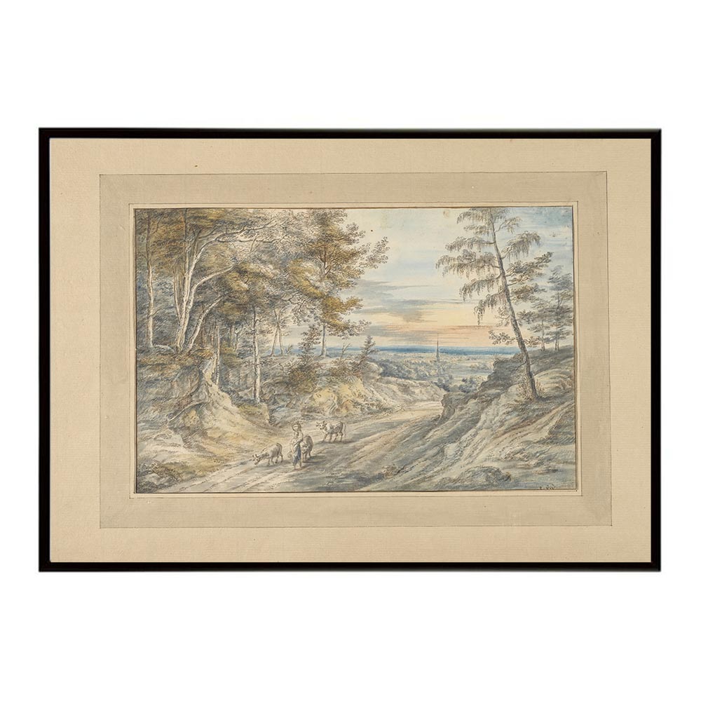 世界の古い絵画 レトロポスター デジタルリマスターForest Road at Evening インテリア a0 a1 a2 a3 a4 b4 b0 b1 b2 b3作品 油絵 水彩画 おしゃれ モダン シンプル お洒落【bn-poster-3246】