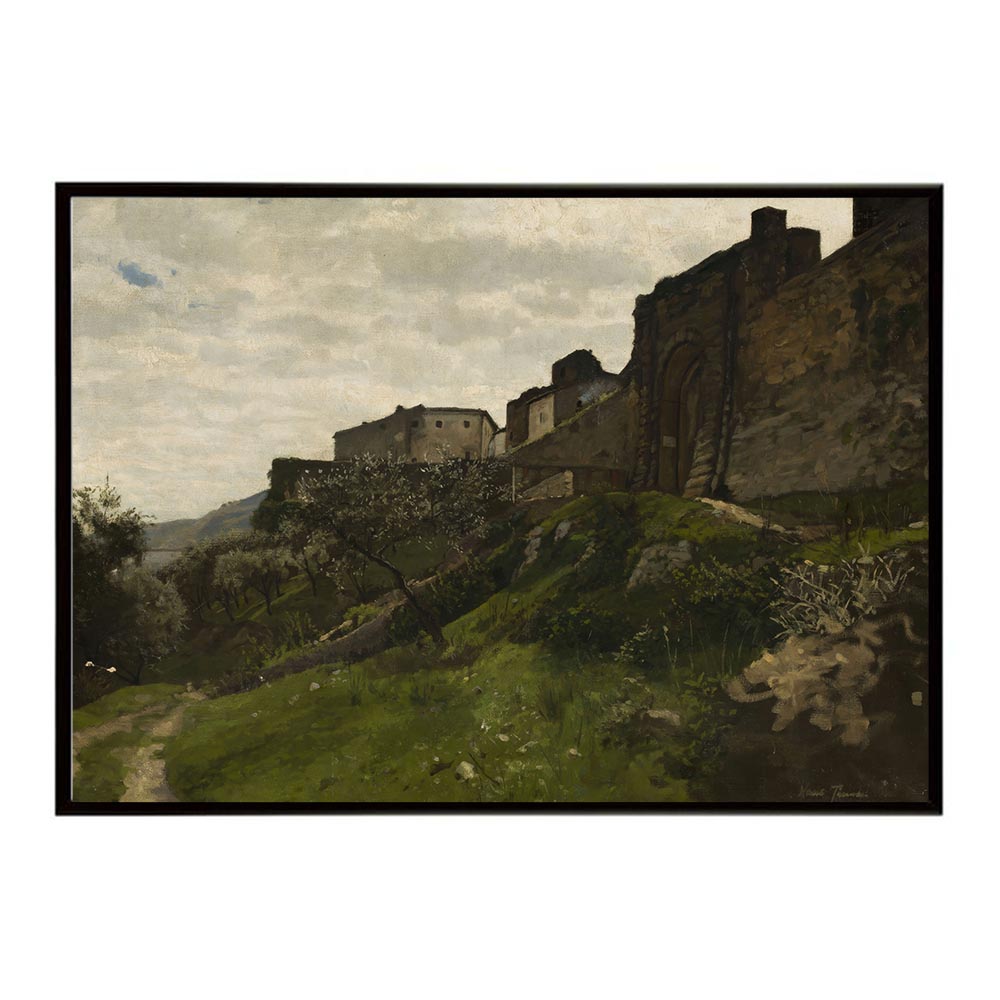 世界の古い絵画 レトロポスター デジタルリマスターFragment of defensive walls インテリア a0 a1 a2 a3 a4 b4 b0 b1 b2 b3作品 油絵 水彩画 おしゃれ モダン シンプル お洒落【bn-poster-3254】