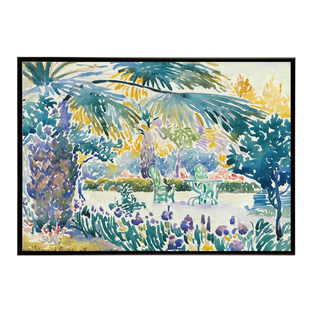 世界の古い絵画 レトロポスター デジタルリマスターGarden of the Painter at Saint Clair インテリア a0 a1 a2 a3 a4 b4 b0 b1 b2 b3作品 油絵 水彩画 おしゃれ モダン シンプル お洒落【bn-poster-3282】