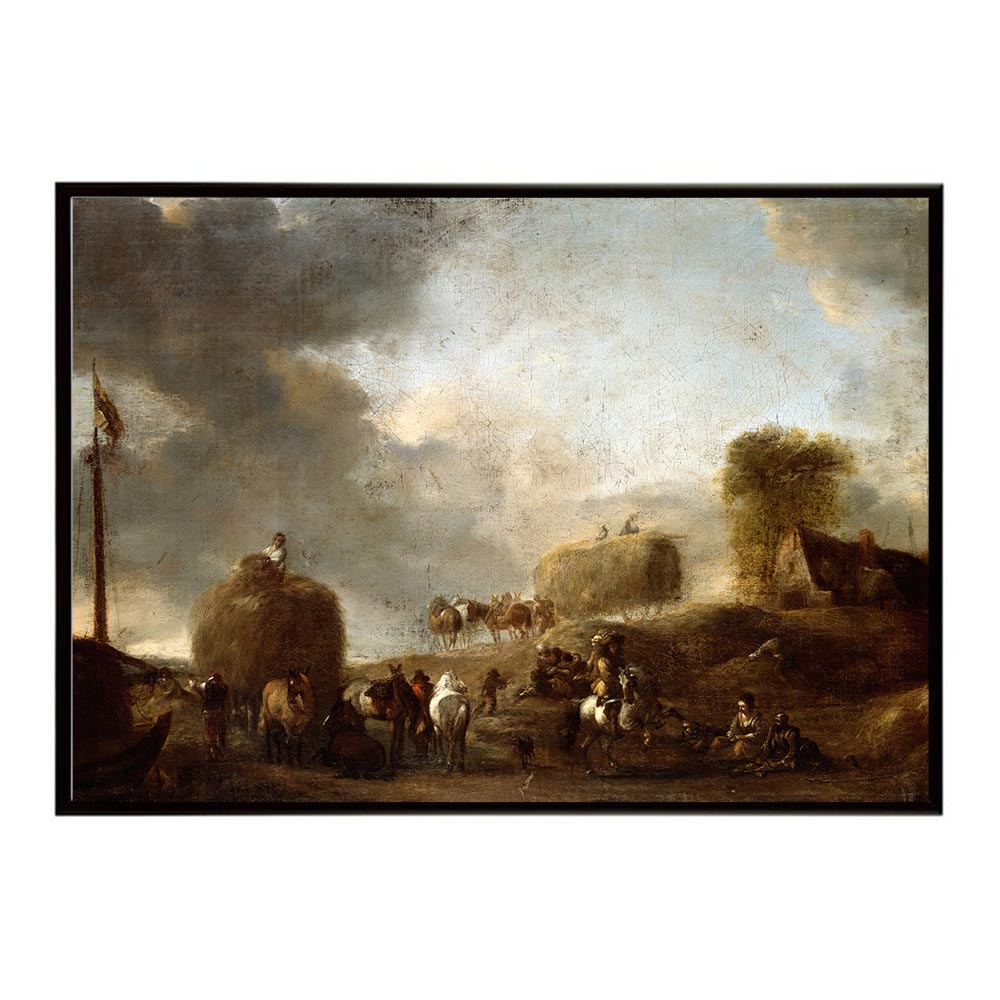 世界の古い絵画 レトロポスター デジタルリマスターHay Harvest インテリア a0 a1 a2 a3 a4 b4 b0 b1 b2 b3作品 油絵 水彩画 おしゃれ モダン シンプル お洒落【bn-poster-3379】