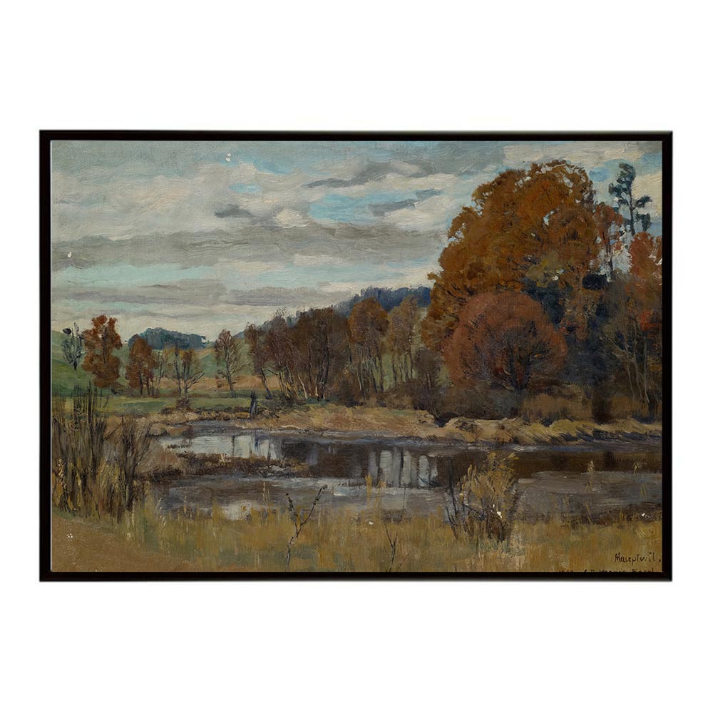 世界の古い絵画 レトロポスター デジタルリマスターLandscape near Hauptwil インテリア a0 a1 a2 a3 a4 b4 b0 b1 b2 b3作品 油絵 水彩画 おしゃれ モダン シンプル お洒落【bn-poster-3622】