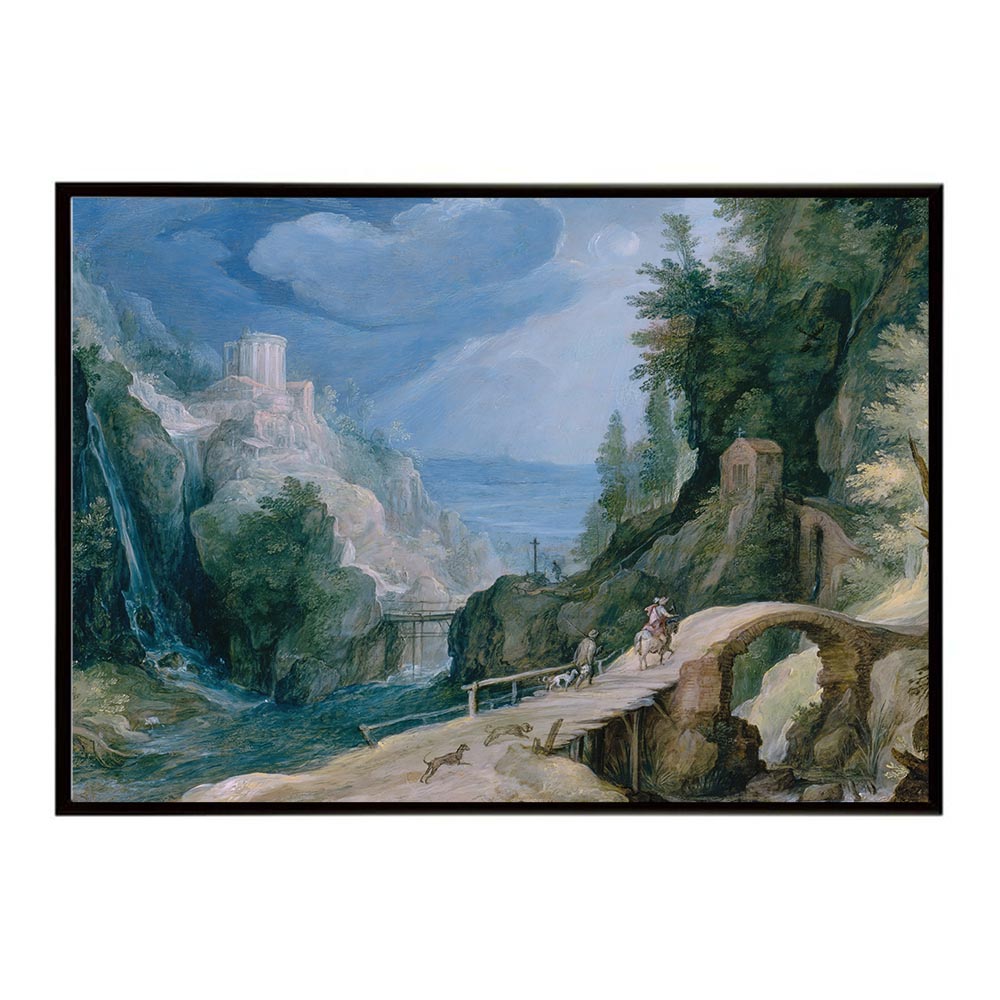 世界の古い絵画 レトロポスター デジタルリマスターLandscape near Tivoli インテリア a0 a1 a2 a3 a4 b4 b0 b1 b2 b3作品 油絵 水彩画 おしゃれ モダン シンプル お洒落【bn-poster-3624】