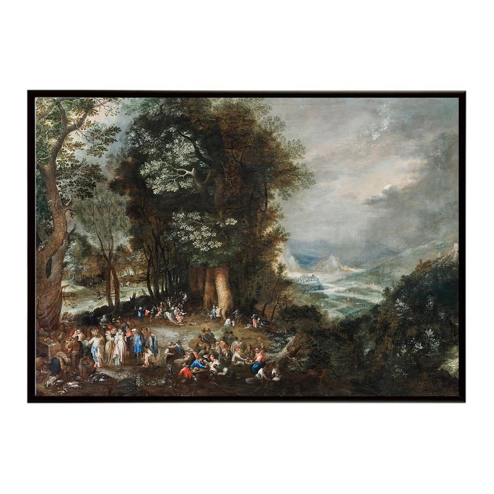 世界の古い絵画 レトロポスター デジタルリマスターMarketenderlager am Waldrand インテリア a0 a1 a2 a3 a4 b4 b0 b1 b2 b3作品 油絵 水彩画 おしゃれ モダン シンプル お洒落【bn-poster-3809】