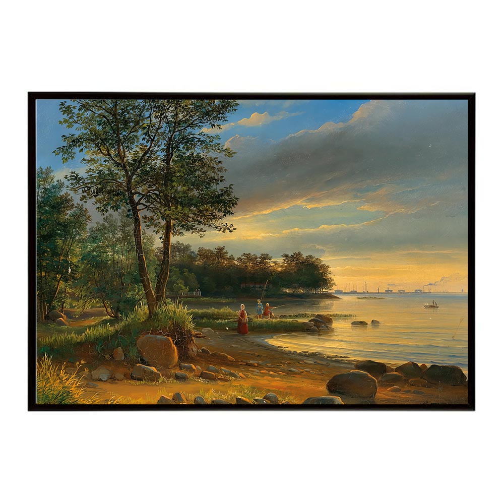 Rakuten - 世界の古い絵画 レトロポスター デジタルリマスターOn the Baltic Coast インテリア a0 a1 a2 a3 a4 b4 b0 b1 b2 b3作品 油絵 水彩画 おしゃれ モダン シンプル お洒落【bn-poster-3976】