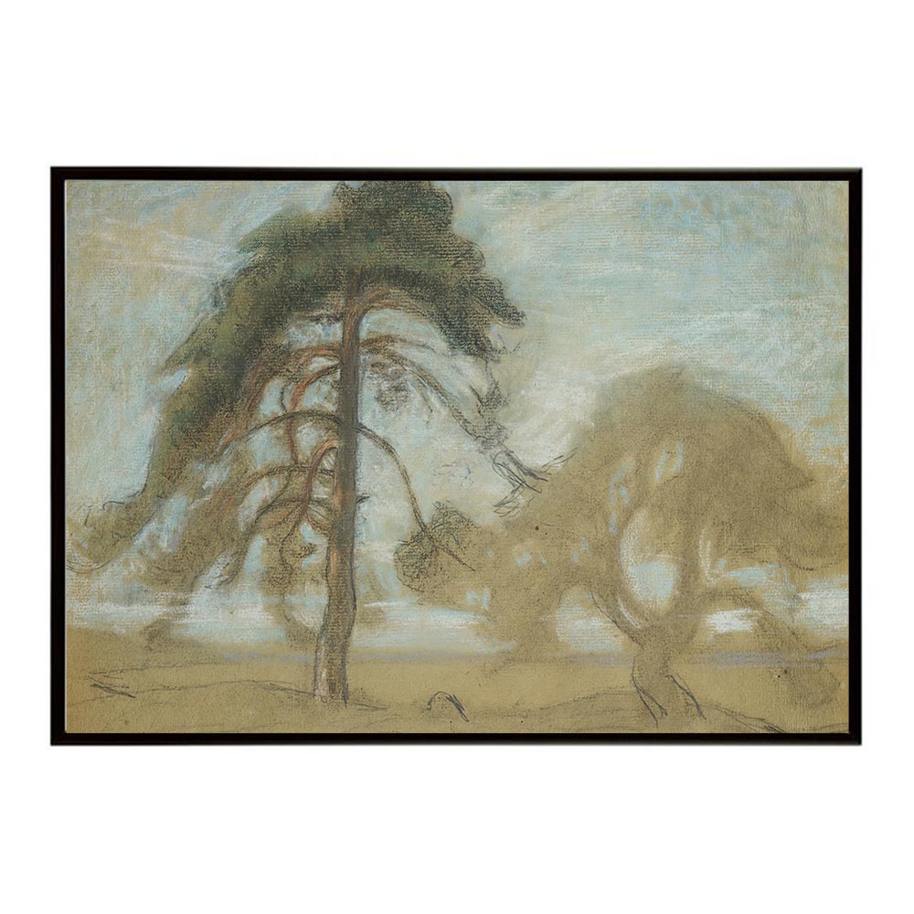 世界の古い絵画 レトロポスター デジタルリマスターPine Trees Tyreso インテリア a0 a1 a2 a3 a4 b4 b0 b1 b2 b3作品 油絵 水彩画 おしゃれ モダン シンプル お洒落