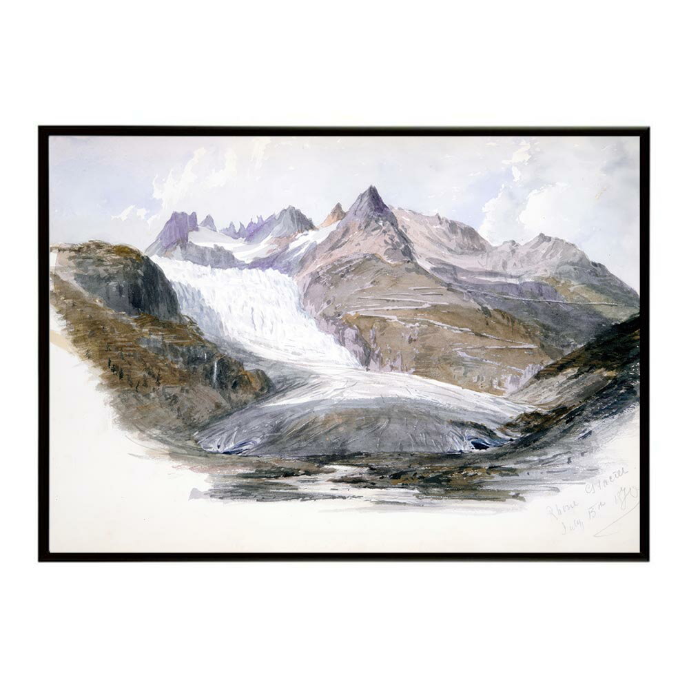 Rakuten - 世界の古い絵画 レトロポスター デジタルリマスターRhone Glacier インテリア a0 a1 a2 a3 a4 b4 b0 b1 b2 b3作品 油絵 水彩画 おしゃれ モダン シンプル お洒落【bn-poster-4123】