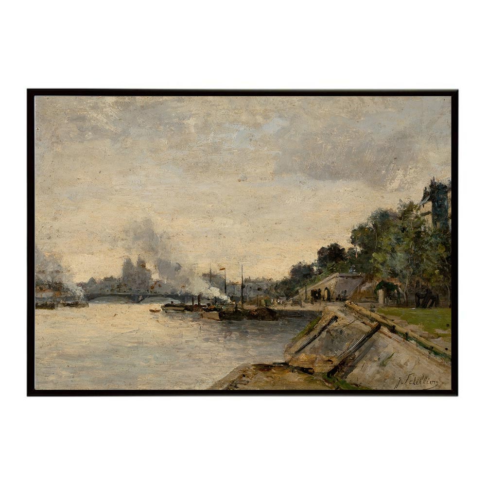 世界の古い絵画 レトロポスター デジタルリマスターRiver Landscape with City View across the Water インテリア a0 a1 a2 a3 a4 b4 b0 b1 b2 b3作品 油絵 水彩画 おしゃれ モダン シンプル お洒落【bn-poster-4136】