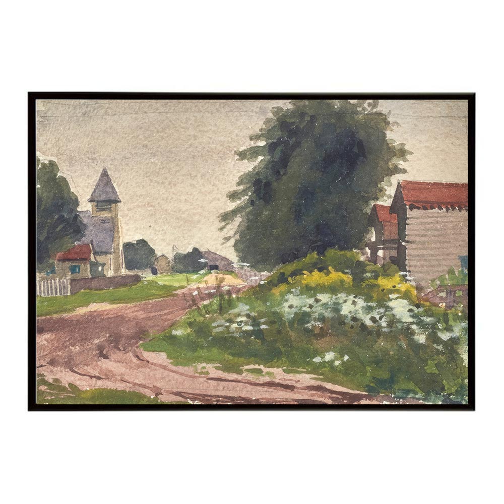 世界の古い絵画 レトロポスター デジタルリマスターRoad Bend インテリア a0 a1 a2 a3 a4 b4 b0 b1 b2 b3作品 油絵 水彩画 おしゃれ モダン シンプル お洒落【bn-poster-4155】