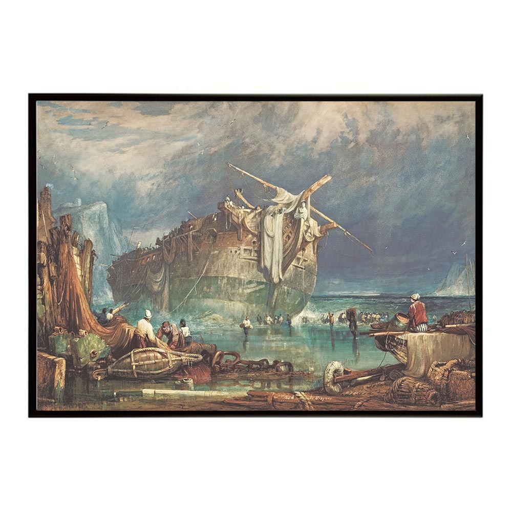 Rakuten - 世界の古い絵画 レトロポスター デジタルリマスターSalving from the wreck インテリア a0 a1 a2 a3 a4 b4 b0 b1 b2 b3作品 油絵 水彩画 おしゃれ モダン シンプル お洒落【bn-poster-4214】