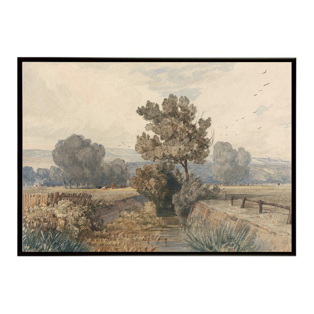Rakuten - 世界の古い絵画 レトロポスター デジタルリマスターScene at Elmham Norfolk インテリア a0 a1 a2 a3 a4 b4 b0 b1 b2 b3作品 油絵 水彩画 おしゃれ モダン シンプル お洒落【bn-poster-4227】
