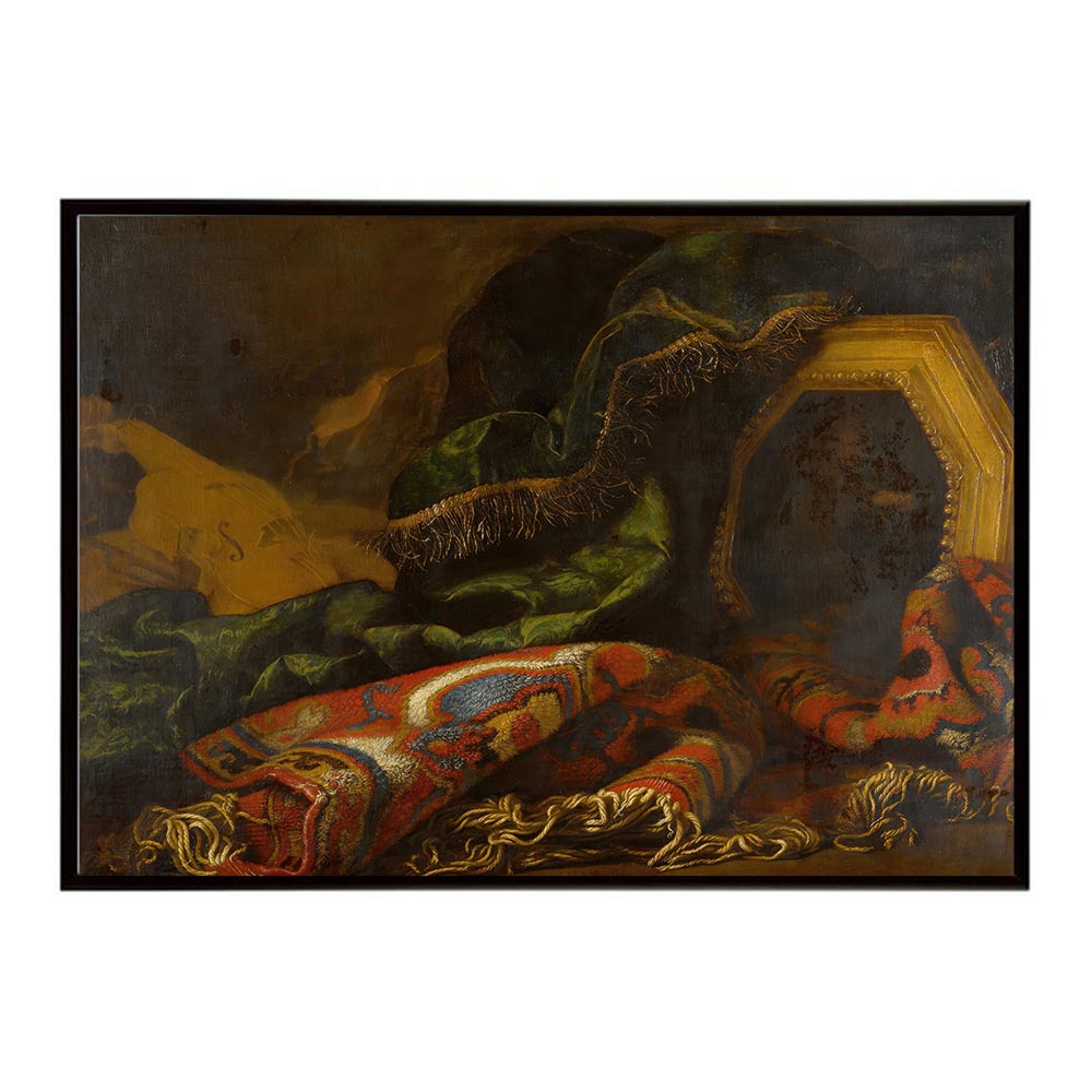 Rakuten - 世界の古い絵画 レトロポスター デジタルリマスターStill life with carpets a painting of a putto and a violin インテリア a0 a1 a2 a3 a4 b4 b0 b1 b2 b3作品 油絵 水彩画 おしゃれ モダン シンプル お洒落【bn-poster-4375】