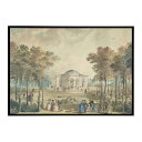 世界の古い絵画 レトロポスター デジタルリマスターThe Garden Facade of Bagatelle インテリア a0 a1 a2 a3 a4 b4 b0 b1 b2 b3作品 油絵 水彩画 おしゃれ モダン シンプル お洒落【bn-poster-4509】