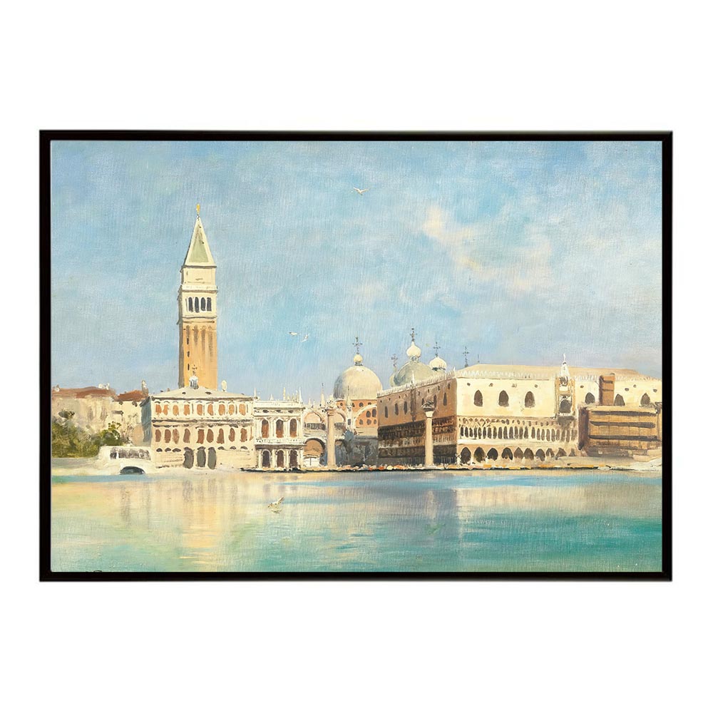世界の古い絵画 レトロポスター デジタルリマスターVenice View Of St. Mark’s Square インテリア a0 a1 a2 a3 a4 b4 b0 b1 b2 b3作品 油絵 水彩画 おしゃれ モダン シンプル お洒落【bn-poster-4761】