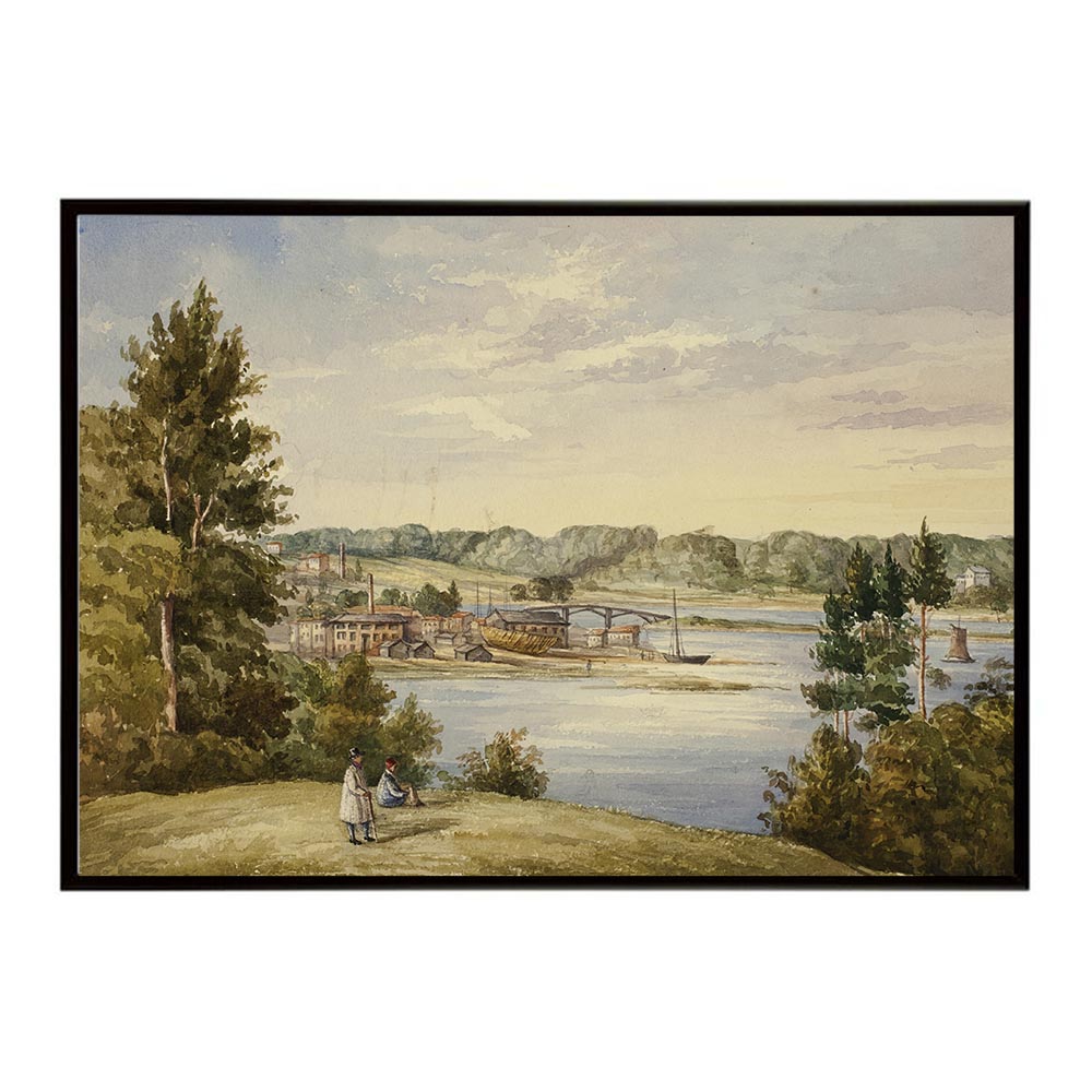 世界の古い絵画 レトロポスター デジタルリマスターView from Sydney インテリア a0 a1 a2 a3 a4 b4 b0 b1 b2 b3作品 油絵 水彩画 おしゃれ モダン シンプル お洒落【bn-poster-4801】