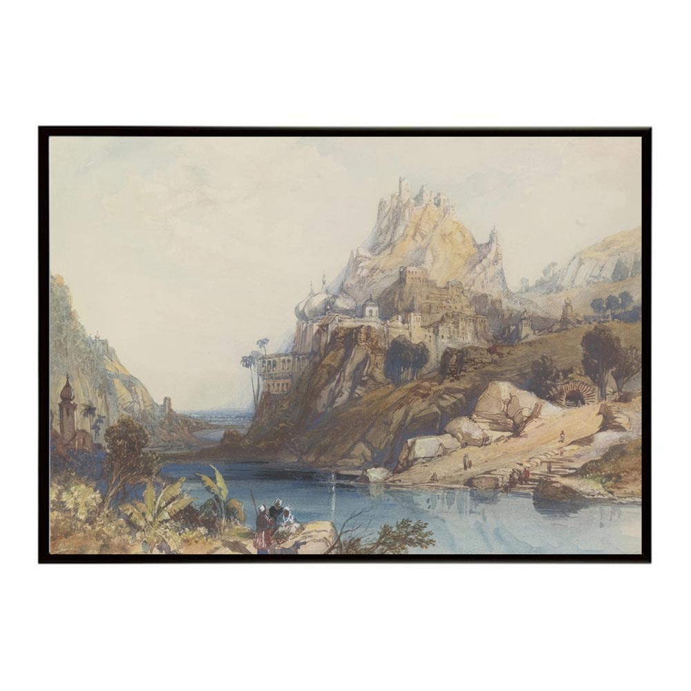 世界の古い絵画 レトロポスター デジタルリマスターView of Etaaia India インテリア a0 a1 a2 a3 a4 b..