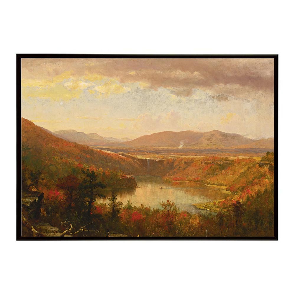 世界の古い絵画 レトロポスター デジタルリマスターView of?Kaaterskill Falls インテリア a0 a1 a2 a3 a4 b4 b0 b1 b2 b3作品 油絵 水彩画 おしゃれ モダン シンプル お洒落【bn-poster-4880】