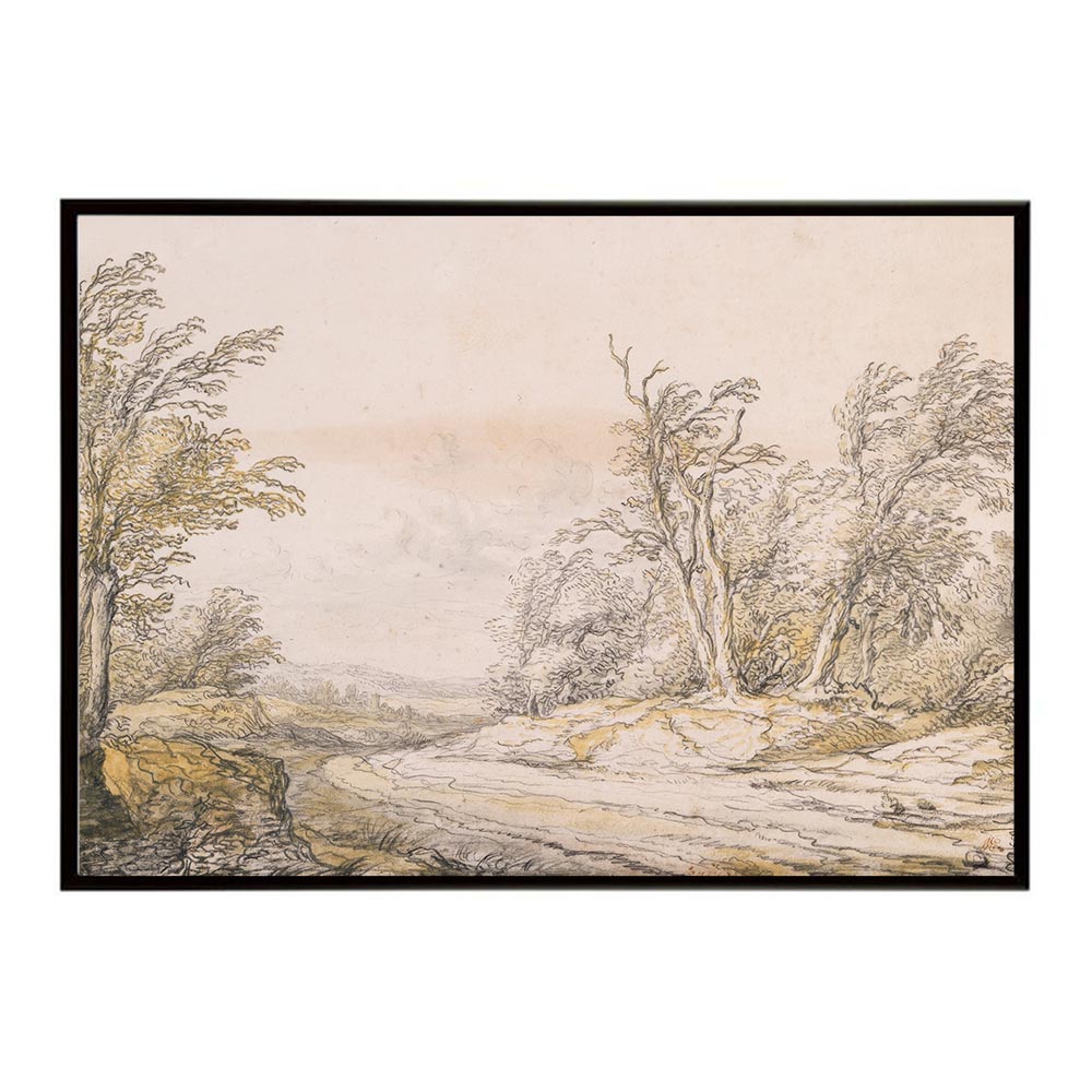 ポスター 名画 絵画 横 a0 a1 a2 a3 a4 b0 b2 b1 b3 b4 A Road on the Dunes インテリア おしゃれ デジタルリマスター 砂丘 道 風景【bn-poster-5097】