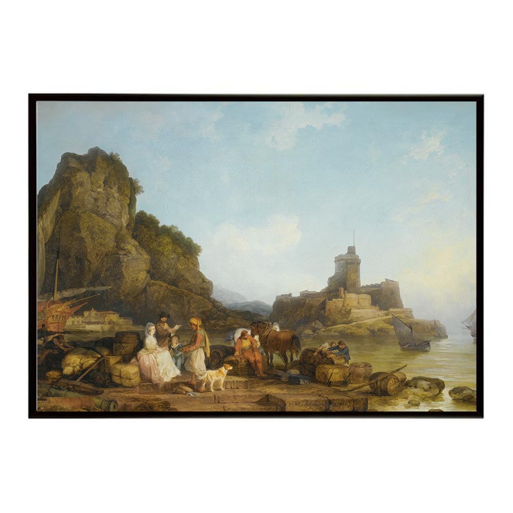 ポスター 名画 絵画 横 a0 a1 a2 a3 a4 b0 b2 b1 b3 b4 A Sea Port In The Levant Morning インテリア おしゃれ デジタルリマスター 港 レバント 朝【bn-poster-5105】