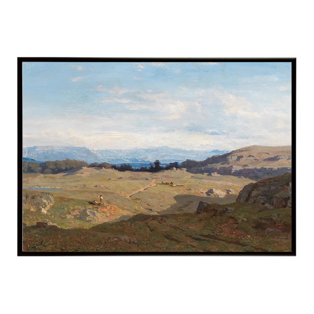 ポスター 名画 絵画 横 a0 a1 a2 a3 a4 b0 b2 b1 b3 b4 A View of an Alpine Landscape インテリア おしゃれ デジタルリマスター アルプス 山景 自然
