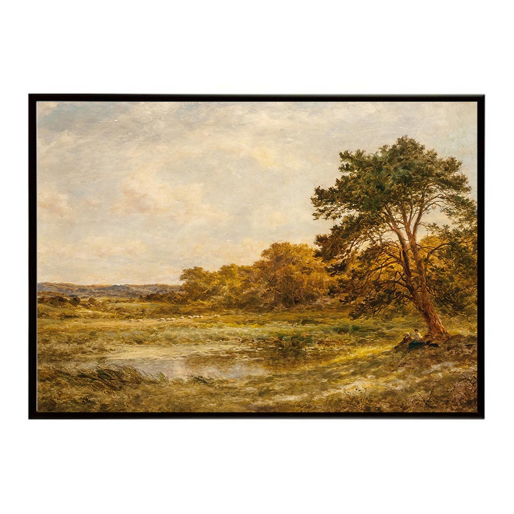 ポスター 名画 絵画 横 a0 a1 a2 a3 a4 b0 b2 b1 b3 b4 A Reedy Pool インテリア おしゃれ デジタルリマスター 葦 池 自然風景【bn-poster-5179】
