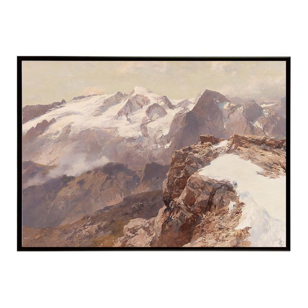 Rakuten - ポスター 名画 絵画 横 a0 a1 a2 a3 a4 b0 b2 b1 b3 b4 マルモラタ山 ピッツ・ボーからの眺め 風景 インテリア おしゃれ デジタルリマスター 【bn-poster-5278】